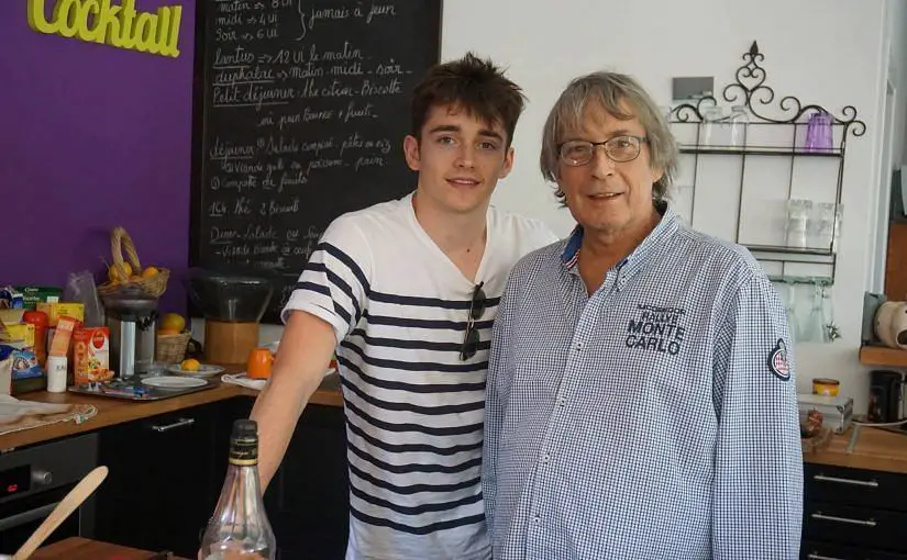 Charles Leclerc with father