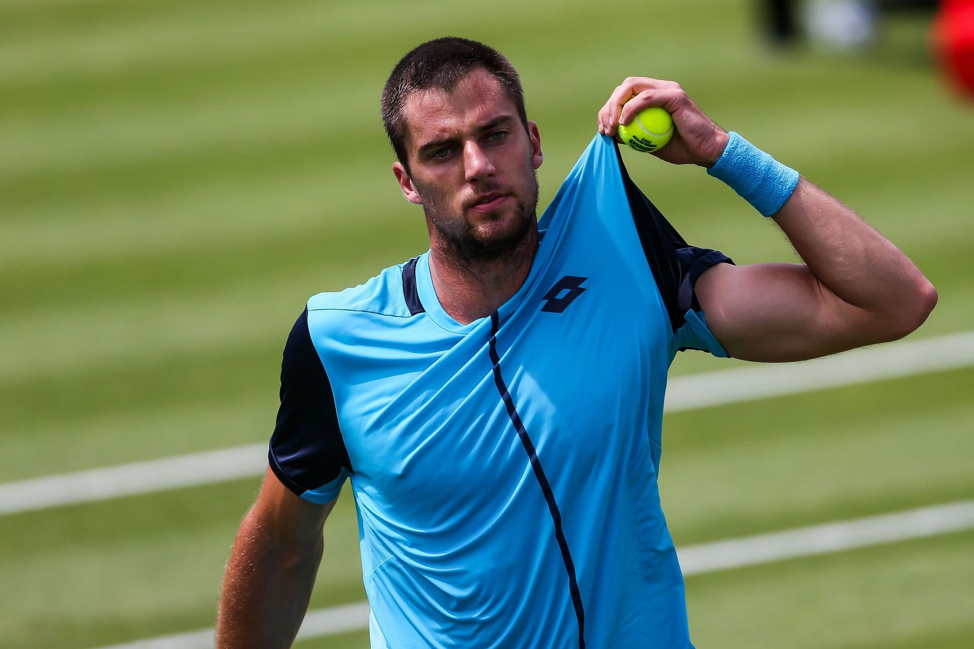 Who is the girlfriend of Croatian Tennis player Borna Gojo? 