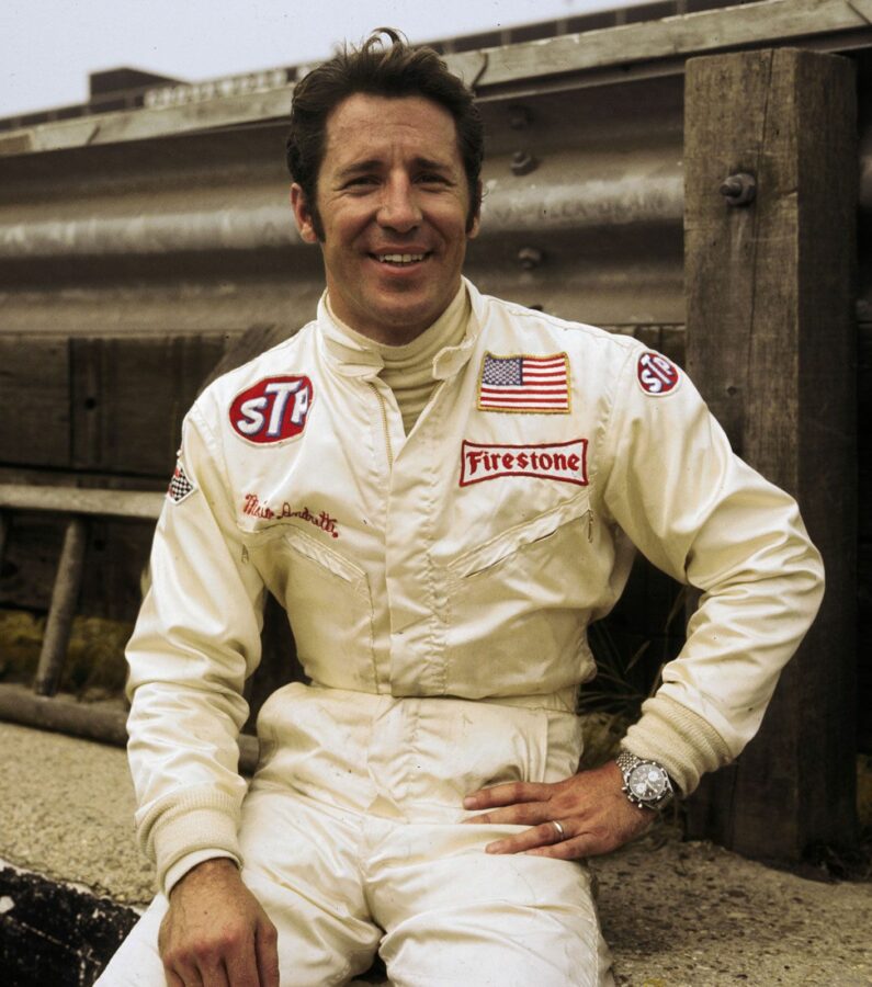 American race car driver Mario Andretti 1970