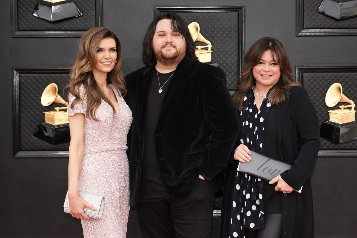 Wolfgang Van Halen with his family