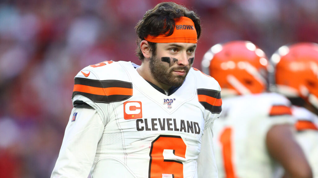 Baker Mayfield is on the way to Carolina Panthers after getting traded from the Cleveland Browns 1 Bakerr 2