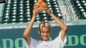 Blonde Roger Federer