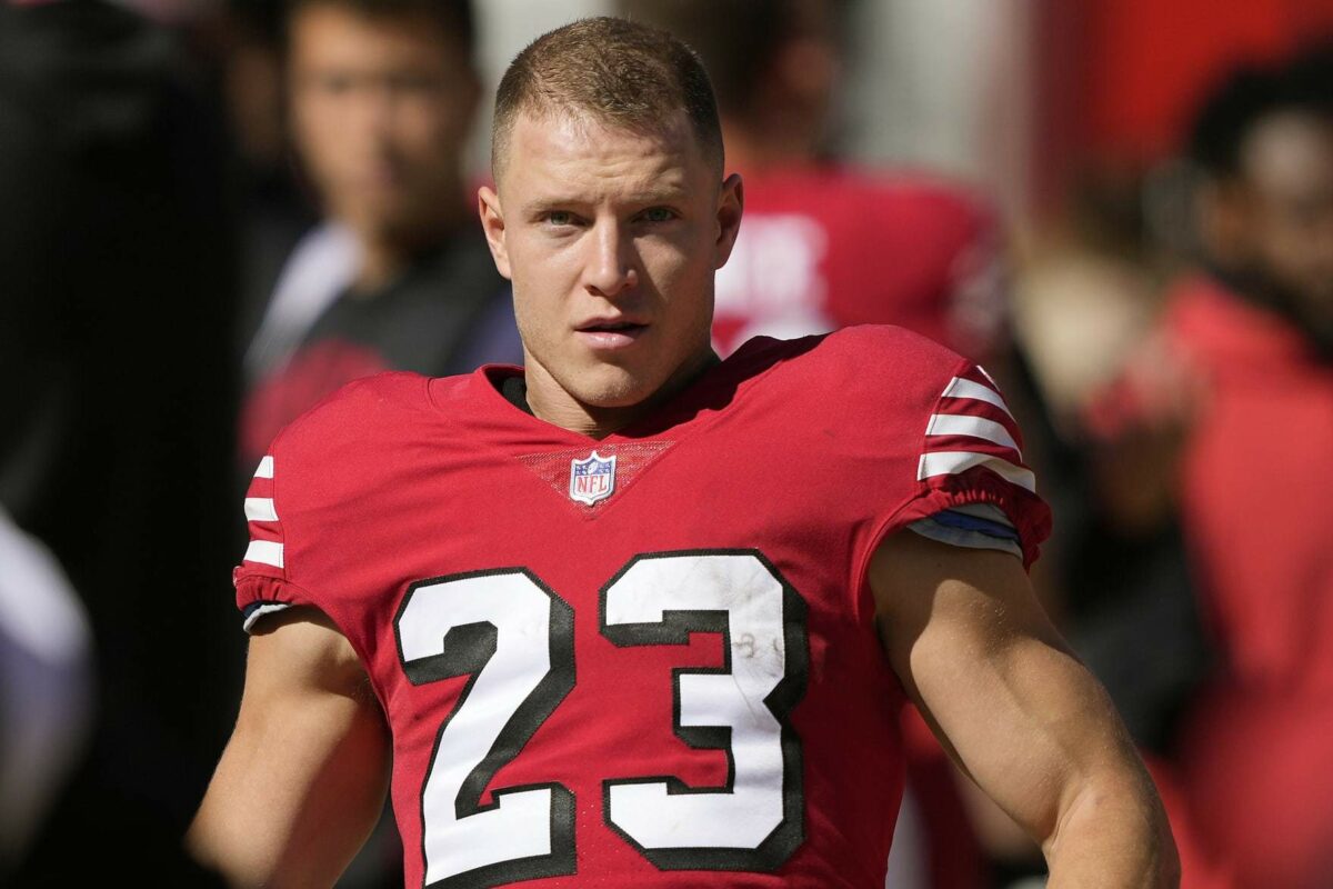 "I hope both teams lose"- 49ers RB Christian McCaffrey has his say on Super Bowl matchup between Eagles and Chiefs 1 Christian McCaffrey