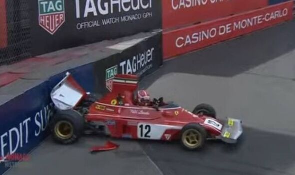 Charles Leclerc sent the historic car into the wall 1610618