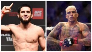 Islam Makhachev and Charles Oliveira