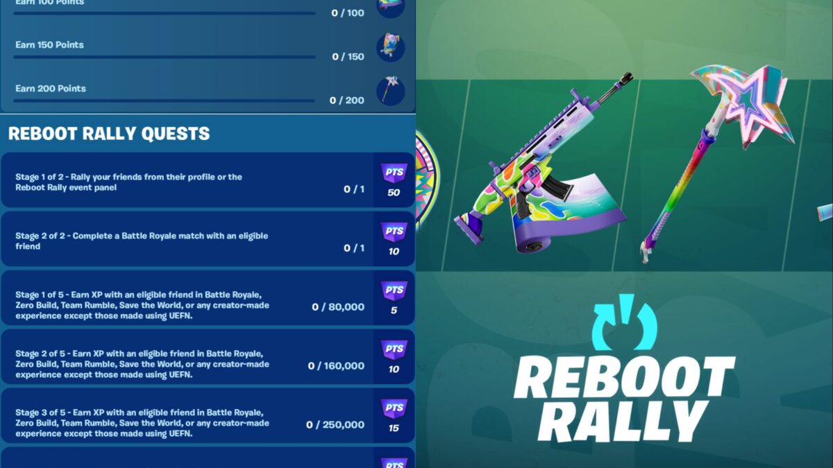 Fortnite Reboot rally