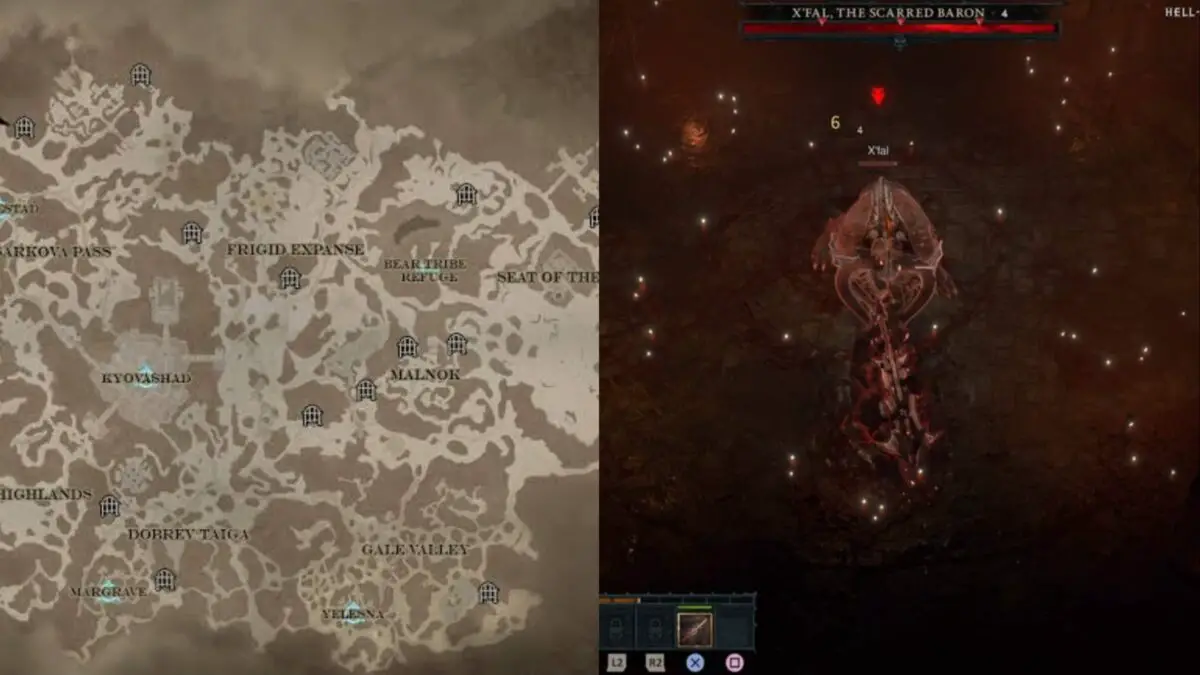 Diablo 4 Icehowl Ruins dungeon
