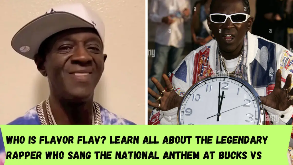 Who is Flavor Flav? Learn all about the legendary rapper who sang the national anthem at Bucks vs Hawks