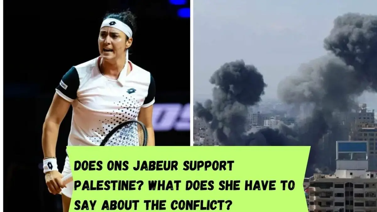 Ons Jabeur Palestine conflict