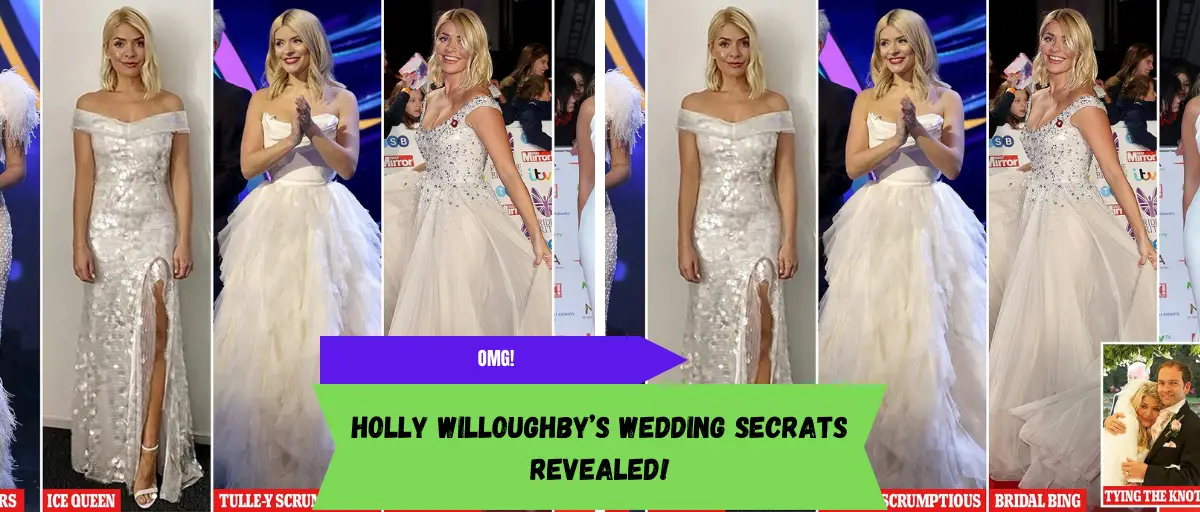 Holly Willoughby looks stunning in wedding dress