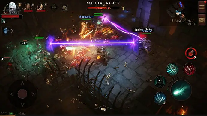 Diablo Immortal Necromancer Gameplay