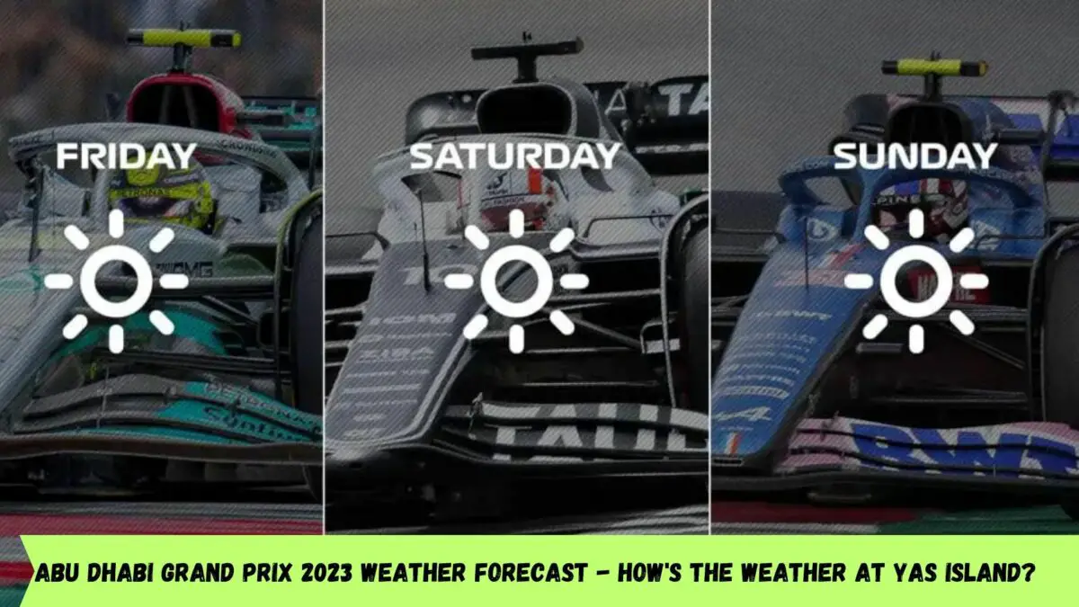 Abu Dhabi Grand Prix 2023 weather forecast - how's the weather at Yas Island?