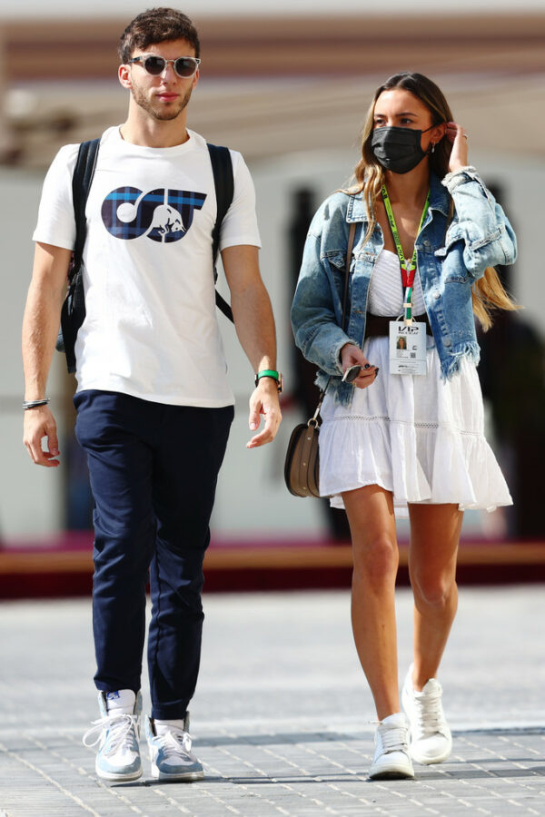 Who is the current girlfriend of Pierre Gasly?
