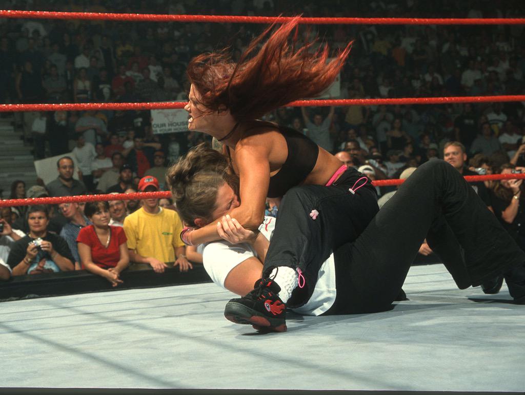 Stephanie McMahon and WWE Hall of Famer Lita