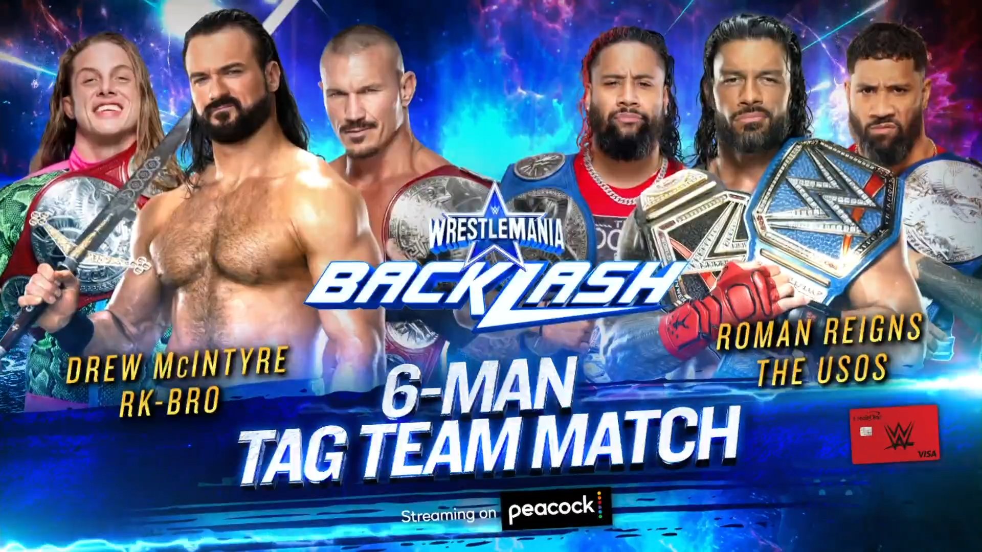 WWE changes a championship match for WrestleMania Backlash