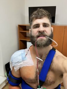 Jiri Prochazka shoulder injury