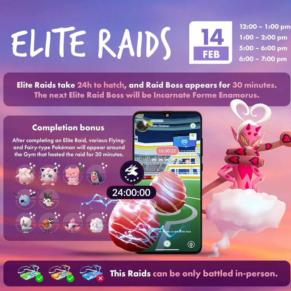 Enamorus Pokemon Go Debuts in Elite Raids in 2024 Media Referee