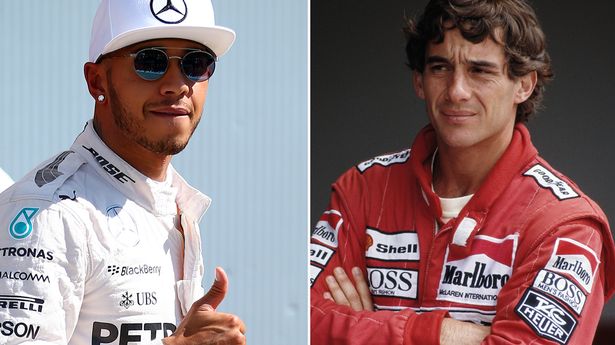 Hamilton and Senna