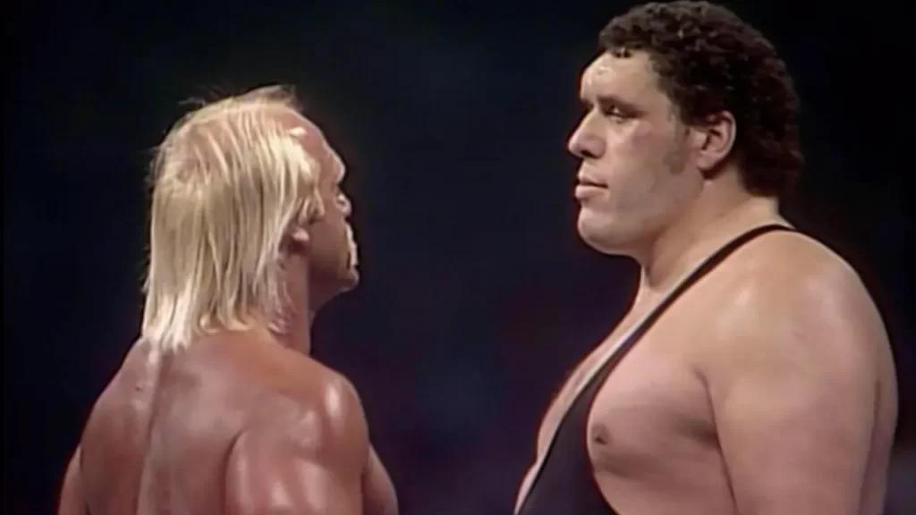 Hulk Hogan vs Andre The Gian at WrestleMania III 
