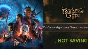 Baldur's Gate 3 save error
