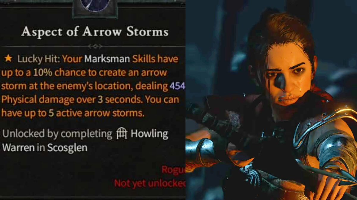 Diablo 4 Arrow Storms Aspect