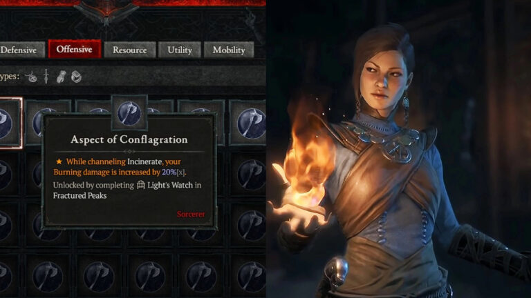 Diablo 4 Aspect of Conflagration