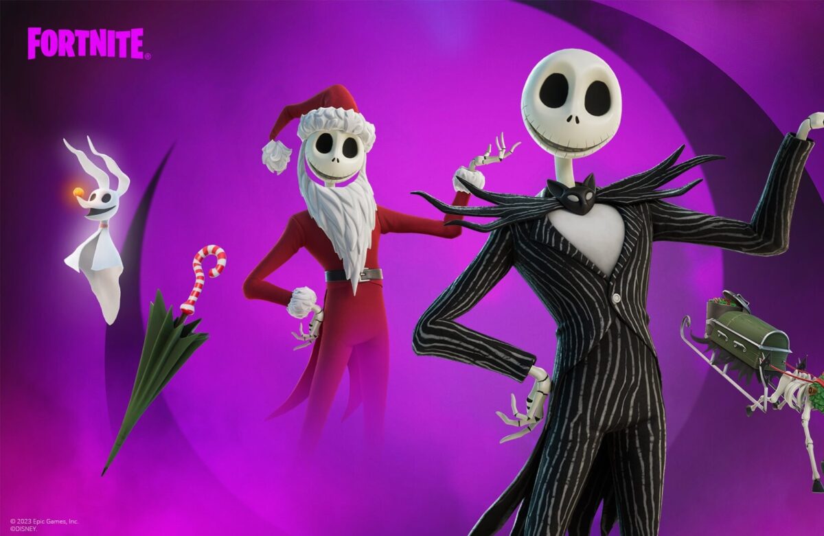 Fortnite jack Skellington skin 