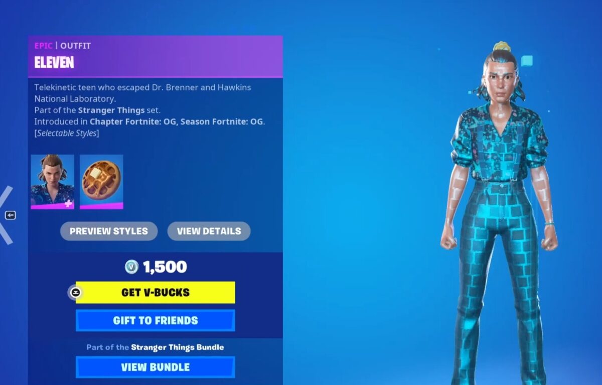 How to get Eleven Skin in Fortnite? 1 Eleven skin in Fortnite