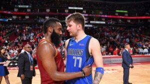 James Harden and Luka Doncic