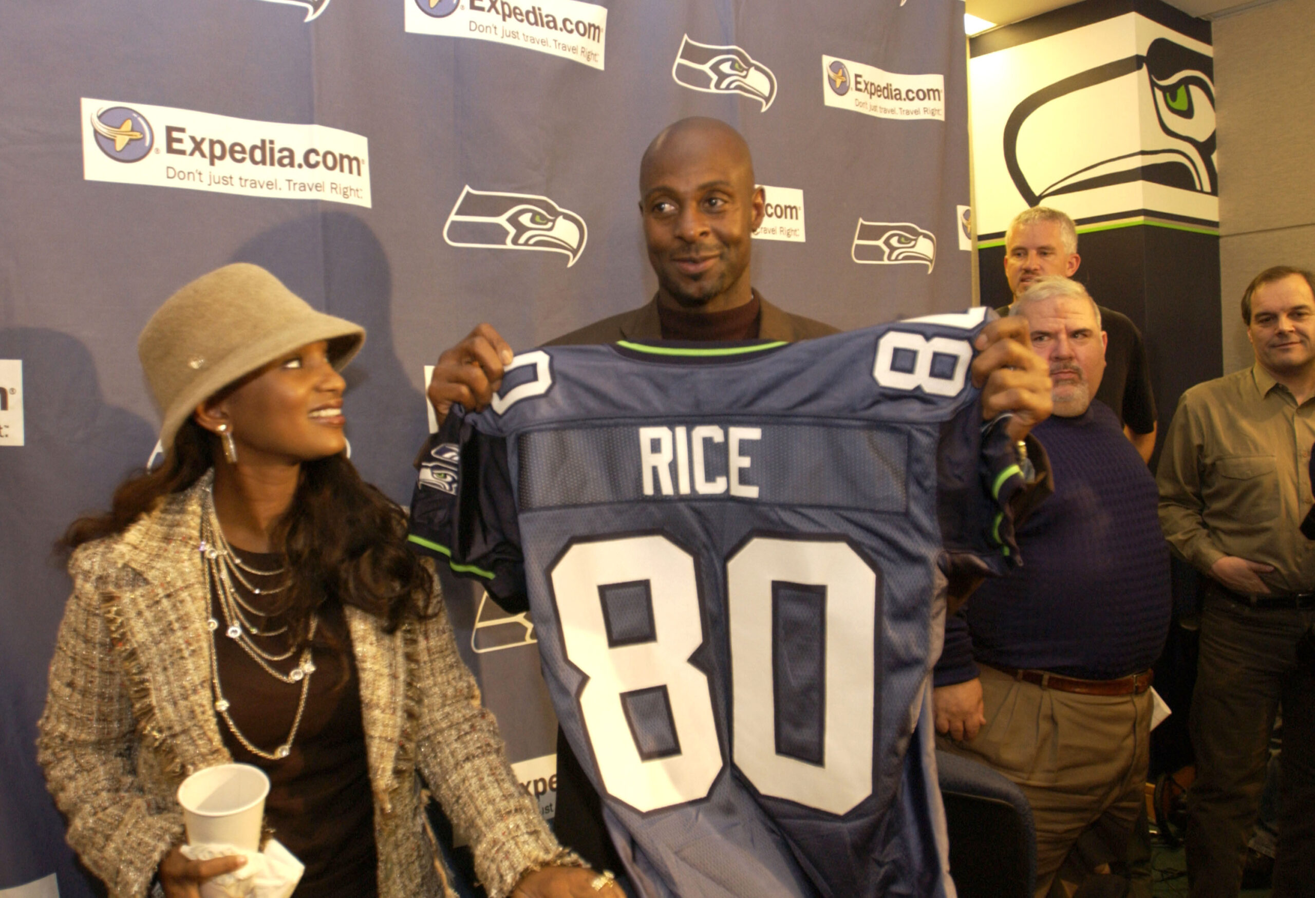 Jerry Rice and his first wife
