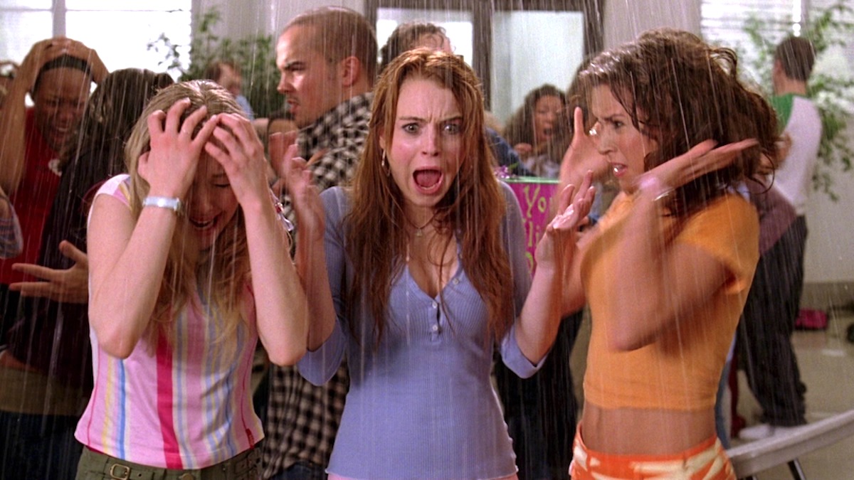 Lacey Chabert, Lindsay Lohan and Amandda Seyfried from Mean Girls
