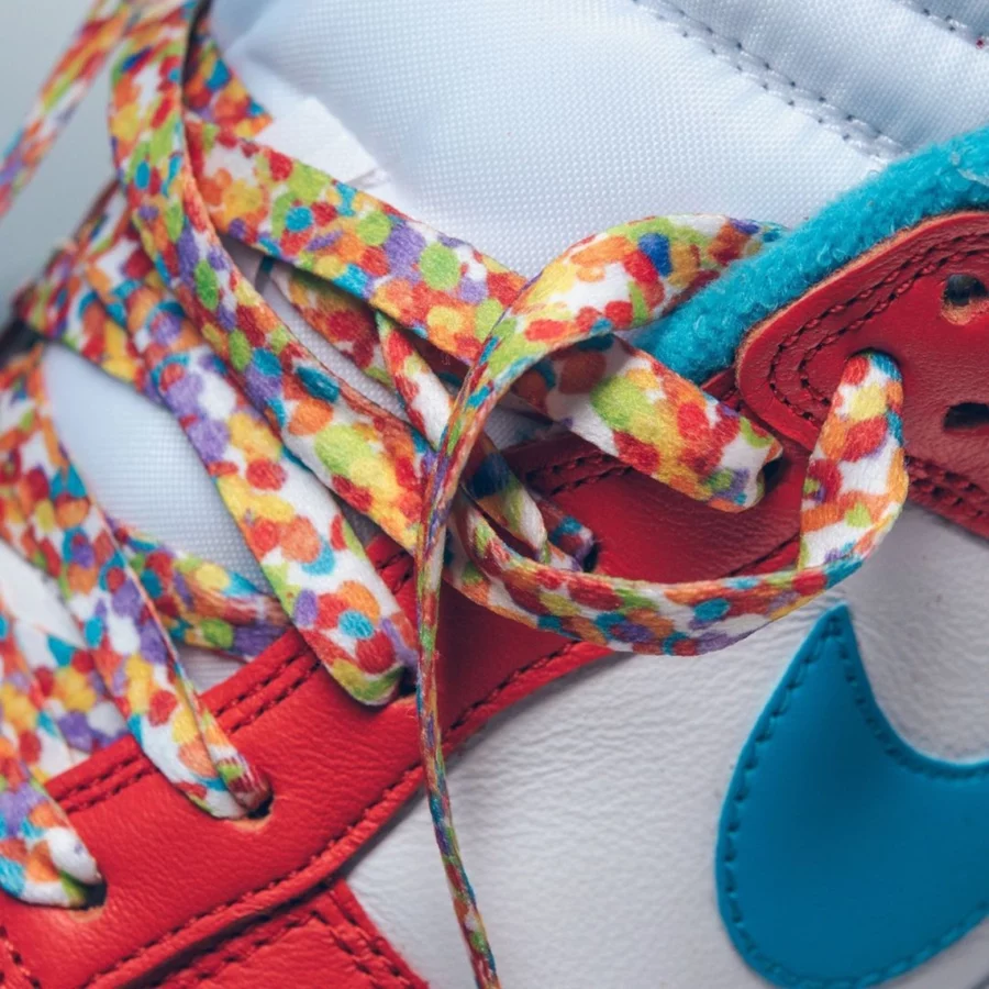 LeBron James Nike Dunk Low Fruity Pebbles 2