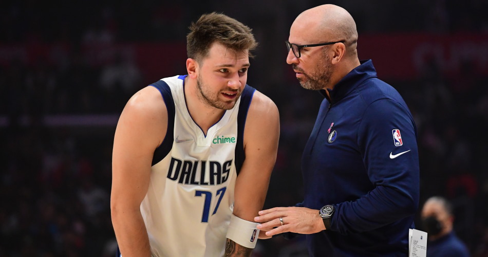 Luka Doncic and Jason Kidd