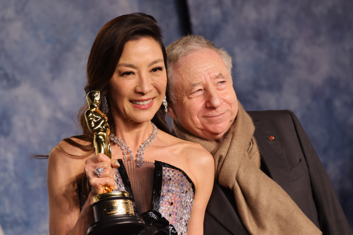 Michelle Yeoh and Jean Todt