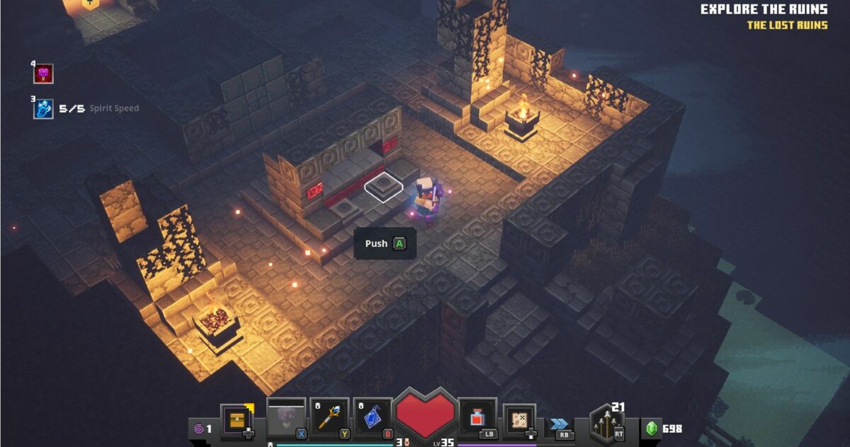 Soggy Cave Puzzles Minecraft Dungeons