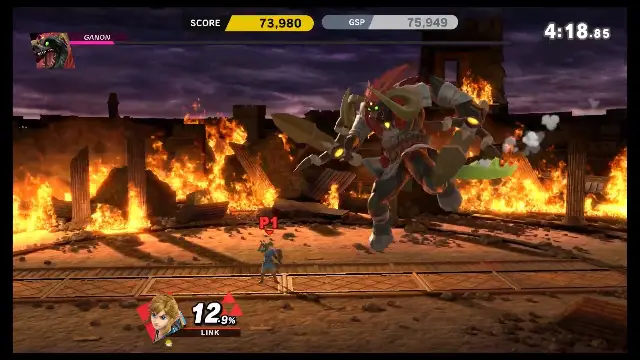 Ganon Smash Ultimate Fight Gameplay