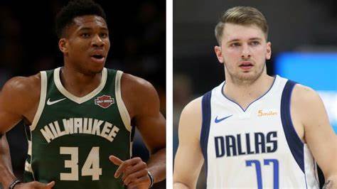 Giannis Antetokounmpo and Luka Doncic