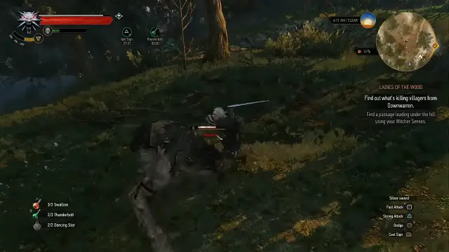 Werewolf fight gameplay 