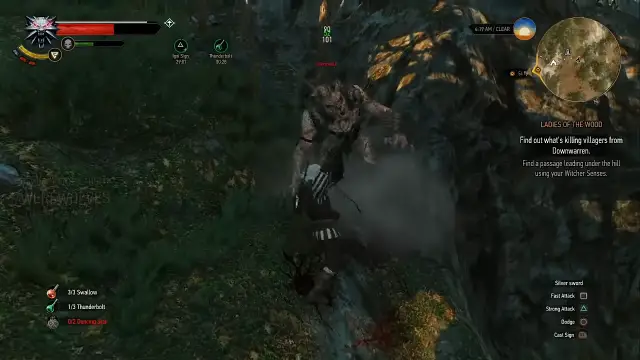 Werewolf fight gameplay 
