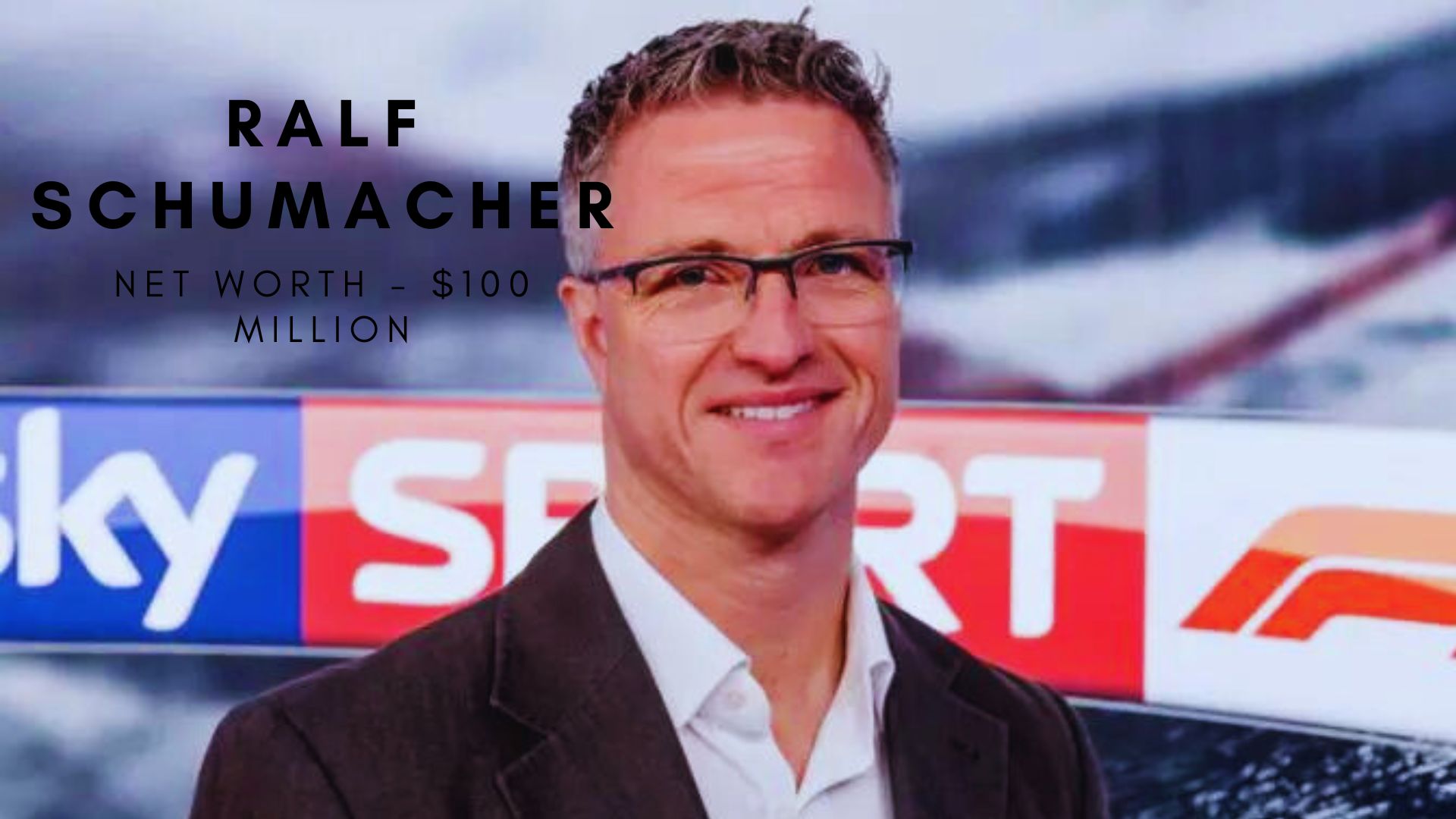 Retired Ralf Schumacher is a commentator at Sky Sport, his net worth