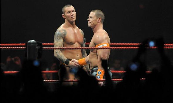 Randy Orton and John Cena