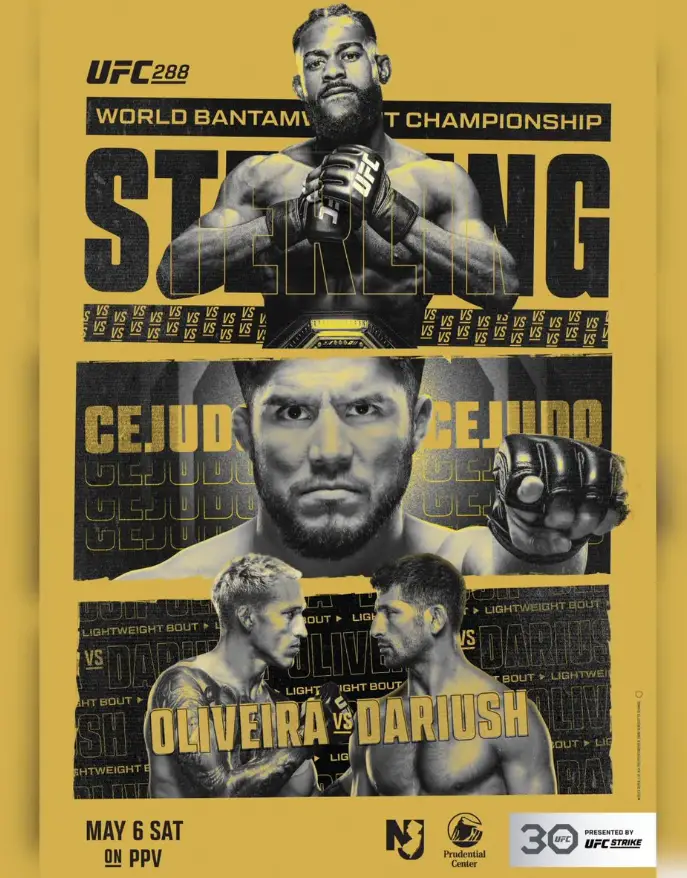 UFC 288 poster