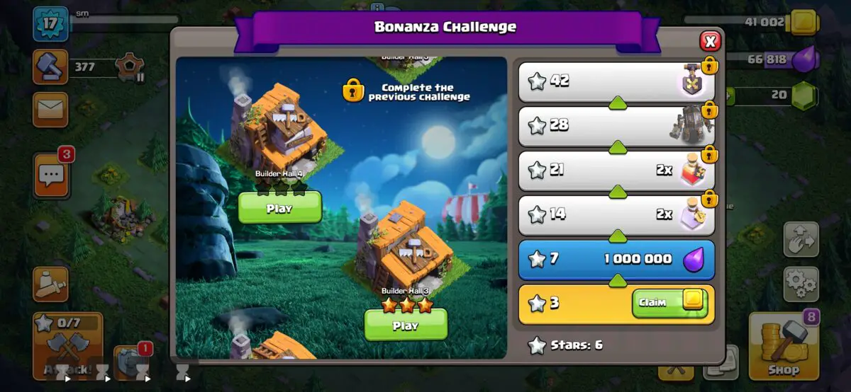 Clash of Clans Bonanza Challenge 