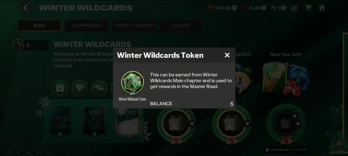 Winter Wildcards Tokens in EA FC Mobile 