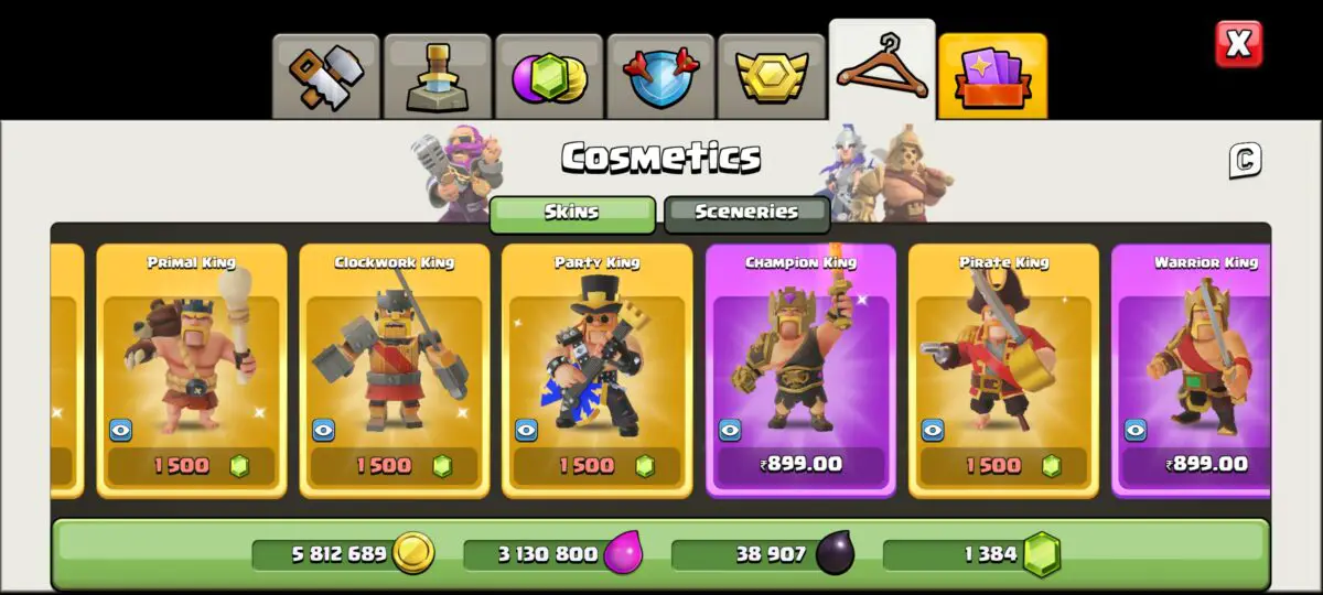 Clash of Clans Lunar New Year Event Skins