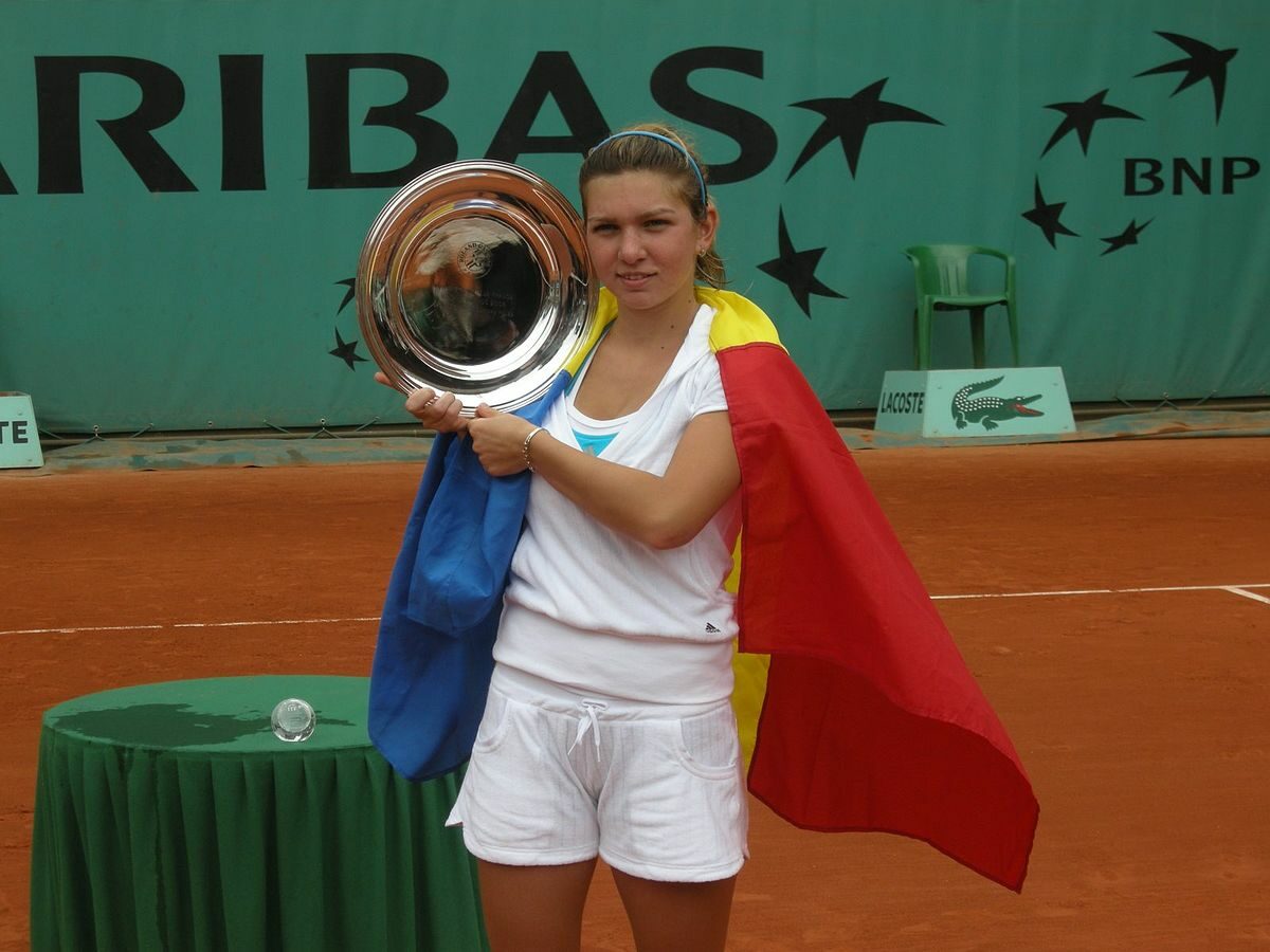 Simona Halep junior French Open