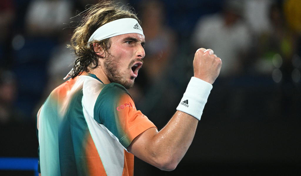 Some intensity from Stefanos Tsitsipas