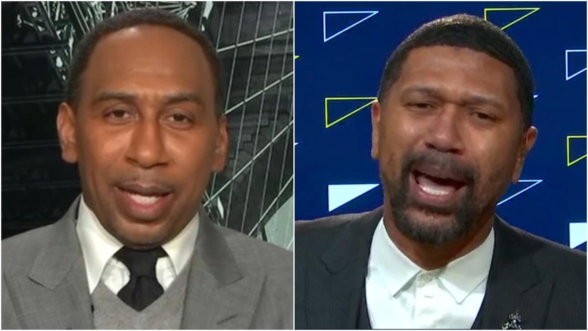 Stephen A. Smith and Jalen Rose