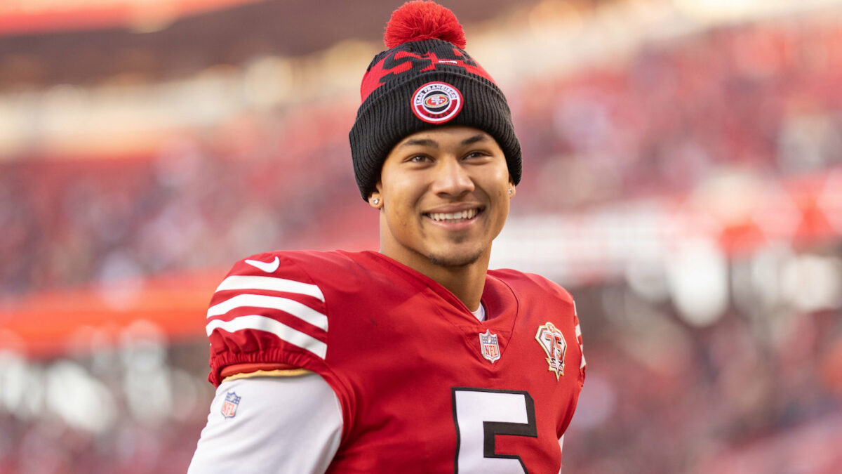 "I'm ... light-years ahead of where I was last year": New 49ers QB1 Trey Lance is ready for the upcoming season 1 Trey Lance