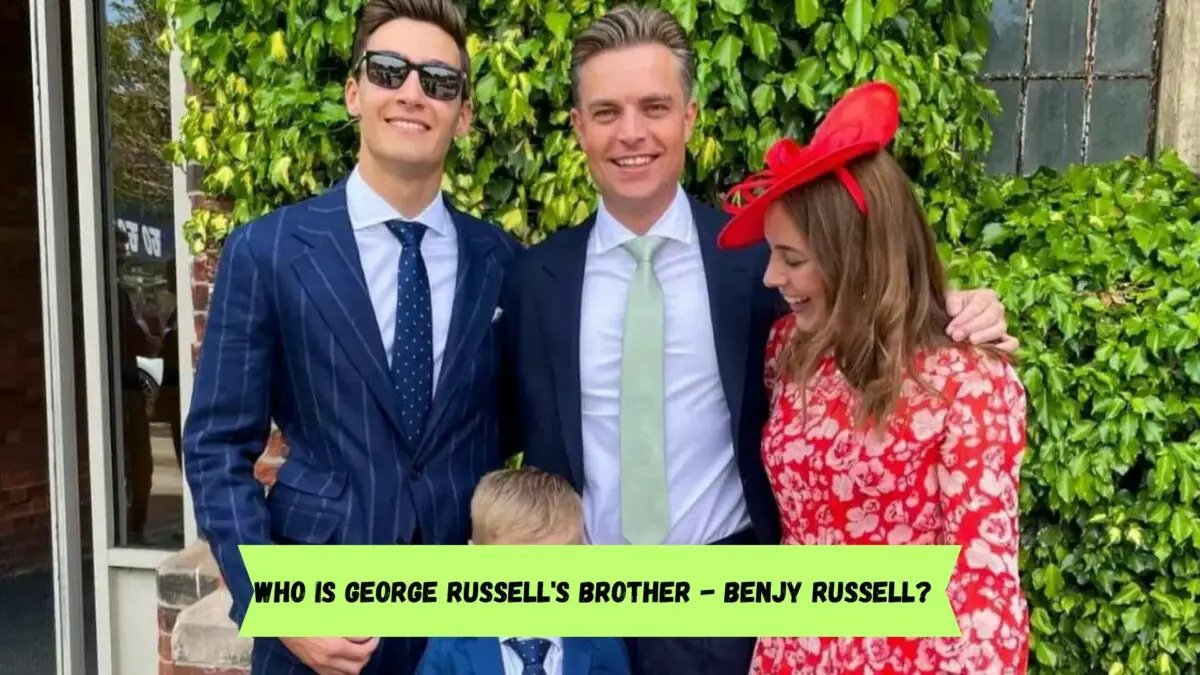 George Russell with brother